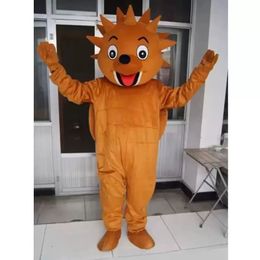 Costume de mascotte de hérisson Super mignon, déguisement à thème de noël, Costume de mascotte d'halloween, 2024