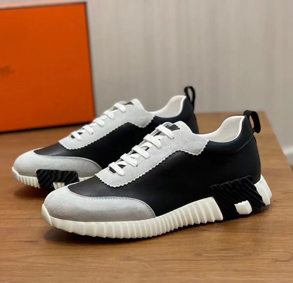 2024 Super Qualité Hommes Rebondissant Sneaker Chaussures Semelle Légère Casual Mesh Daim Cuir De Chèvre Coureur Bas-haut Entraîneur Chaussure De Randonnée Semelles Chunky Discount Chaussures EU38-46