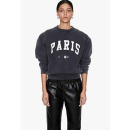 2024 Sweatshirts Top AB Lettre de Paris Femmes Bing Sweat-shirt Imprimé Snow Black Grey Bings Neck Cotton Pull de créateur Pullor Sweat à capuche 66