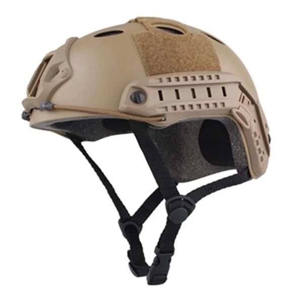 2024 Casque tactique de type PJ Fast Pan AirSoft Paintball Shooting Wargame Casques de la tête de combat de l'Armée militaire - Pour le casque tactique