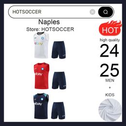 2024 Tanktop, shorts, Napoli Athletic Uniform, voetbalshirt, 24 25 25 voetbal Athletic Uniform, jas, SSC Napoli AE7 trainingsuniform, training tuta chandal, joggen, joggen