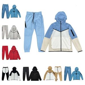 2024 Tech Fleece Survêtement Mens Designer Sweat à capuche Sweat à capuche Sweatpant Nouvelle saison Sports Deux pièces avec veste à manches longues pour femmes Survêtements Pantalons