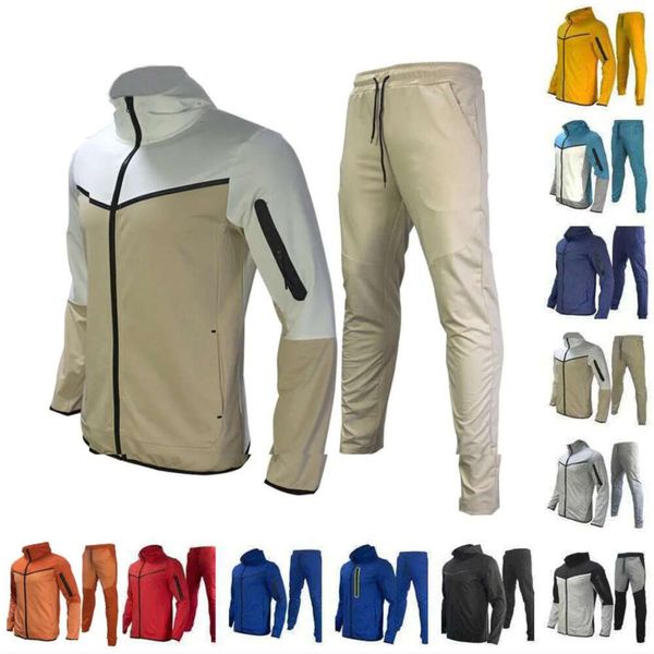 2024 Tech Pant Tracksuis Set Sweet Hoodies Tech Fleeces Techfleeces Sport Pants pour hommes Vestes Space Cotton Panton Men Bottoms Man Joggers 66