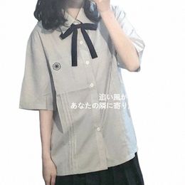 2024 estilo tailandés japonés jk uniforme accories graduati collares desmontables lazos color sólido versátil uniforme escolar lazos u9Bq #