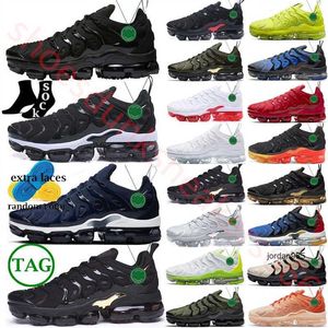 2024 Tn plus chaussures de course hommes femmes triple noir blanc x bubblegum jaune cerise cool gris néon olive pur platine bleu foncé formateurs baskets chaussure de sport pointure 36-47