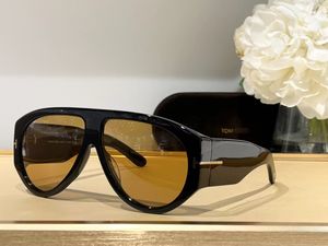2024 Tomf Lunettes de soleil Designer Lunettes de soleil Verres Miroir Miroir Mentières Sunglasses pour femmes Unisexe Goggle Beach Luxury avec boîte Nouveau