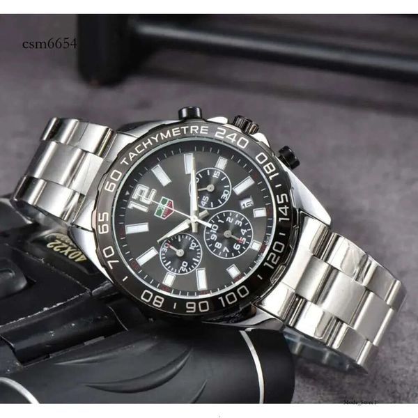 2024 Top Marque TAG Tag Heuers Série Montre avec boîte Racing Sports Loisirs Mode Luxe Bracelet en acier inoxydable Automatique Designer Quartz Montres 924