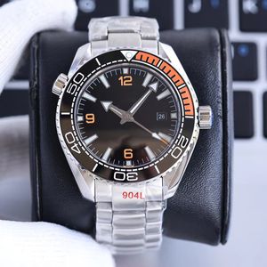 2024 Top Casual Men Bekijk 43* 12mm Designer horloge automatische mechanische beweging terug transparante dubbele saffierspiegel super waterdichte 300m horloges met doos