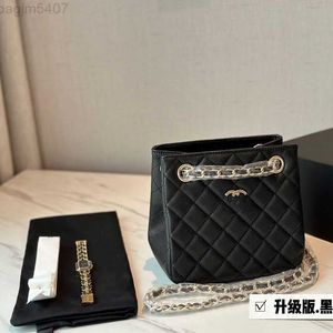 2024 Sac de créateur supérieur LUXURIE MODE MINI MINE TOTE BAG SAG avec Caviar Trendy Grade Diamond Grid Chain One épaule Polvyle Crossbody Women's