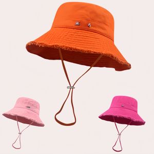 2024 Top Designer emmer hoed le bob hoeden voor mannen dames casquette brede brim designer hoed zon voorkomen gorras outdoor strand canvas emmer hoed