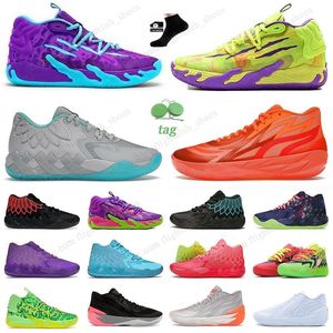 2024 Top Designer Lamelo Ball Mb.01 02 03 Chaussures de basket-ball Gorange Be You Rick et Morty Queen City Whispers Outdoor Athletic Outdoor Trainers Baskets Hommes Femmes