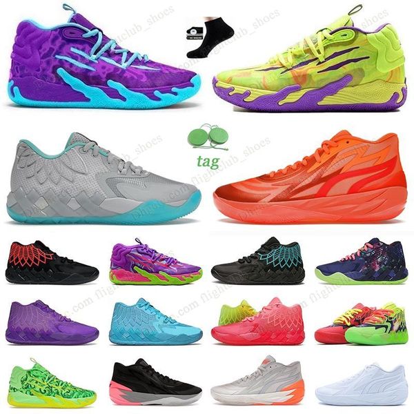 2024 Top Designer Lamelo Ball Mb.01 02 03 Zapatos de baloncesto Gorange Be You Rick y Morty Queen City Whispers Atlético al aire libre Entrenadores al aire libre Zapatillas de deporte para hombre Mujeres