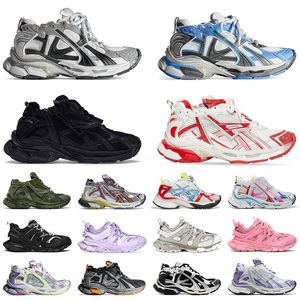 2024 Top Fashion Men Designer Track Runners 7.0 7.5 3.0 Casual Shoes Paris Platform Sneakers Vintage Track Runners Belcaga Graffiti Mens Women Trainers Tracks 7 35-46