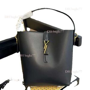 2024 Mango superior LE 37 Bolsa de diseñador Cubo de cuero genuino Hombro Bolsas con cordón Correa para mujer para hombre Crossbody Tote Monedero Espejo Calidad S Bolso Bolso de embrague