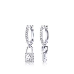 2024 Top bijoux pour femmes boucles d'oreilles de créateurs Clés et serrures pendantes boucles d'oreilles bijoux lettre diamant fleur boucle d'oreille haute couture boucles d'oreilles lustre