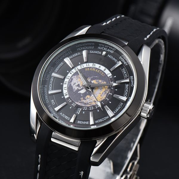 2024 Top Luxury Designer Watch Mudication Automatic Movematy All Speced Sea inoxidando Hebilla deslizante Sapphire Glass Watch Strip de acero O00869