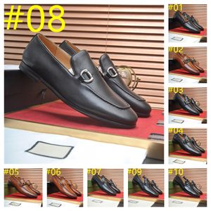 2024 Top Luxury Mens Designer kledingschoenen Formele bloemenleren schoen Fashion Handgemaakte bruiloftsfeestschoenen Men Loafers Oxford Shoess Plus Maat 38-46