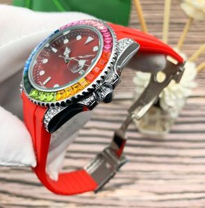 2024 Top Luxe Dames Horloges Heren Horloge Quartz Horloges Meerdere Kleuren Rubber Heren Horloges Glazen Horloges