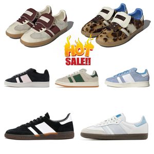 2024 Top Luxurys Vegan Og Spezial Sambaba Sneakers Casual Shoes Men Dames Designer Trainers Cloud White Core Black Bonners Collegiate Green Gum Outdoor Flat Sports