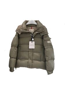 Top Nouveaux designers Winter Puffer Jacket Mens Down épaississant des vêtements de mode à manteau chaud Marque de luxe extérieur enlever le capot Ajuster l'ourlet Basalte Gris Maya 70