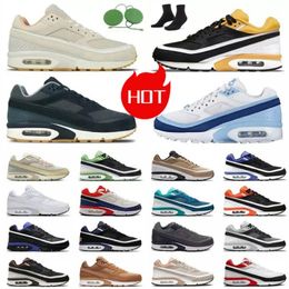 2024 Topkwaliteit 2022 OG BW Hardloopschoenen Lichtgeel Vachetta Hennep Perzisch Violet Sport Rood Wit Pure Platinum Flax Rotterdam Heren Dames Sneakers Trainers 36-45