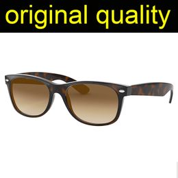 2024 Calidad superior 55 mm Tamaño Gafas de sol Hombres Mujeres Gafas de sol Material de marco de nylon real Lentes de vidrio Hombre Mujer Gafas de sol Oculos Gafas