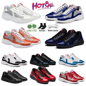 2024 Top Cup America Cup XL Casual Diseñador Diseñador de diseñadores Patente de cuero Verde Mesh Entrenadores negros zapatillas de zapatillas Flat Baratas Carreras Caminata Soft Goma No53 38-46