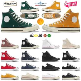 2024 topkwaliteit Casual Canvas All Sta Schoenen Jaren 70 Witte Sterren Laag Hoog 1970 Chuck Chucks Platform Gezamenlijk Naam Heren Damesschoenen 70s Sport Sneaker