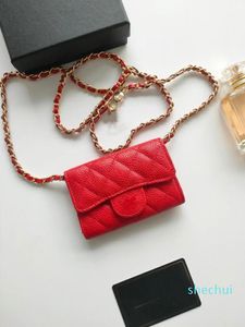 2024 Designer van topkwaliteit Designer ketting Crossbody tas munt portemonnee schoudertas met doos