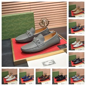 2024 Formele kledingschoenen van topkwaliteit voor zachte mannen Zwart echte lederen schoenen puntige teen designer merk Mens Business Oxfords Casual Size 38-45