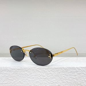 2024 Luxe ontwerpers van topkwaliteit Zonnebrillen Polaroid lens voor dameshoens goggle senior briefbrief bezaaid diamanten zonnebrillen glas metaalmateriaal