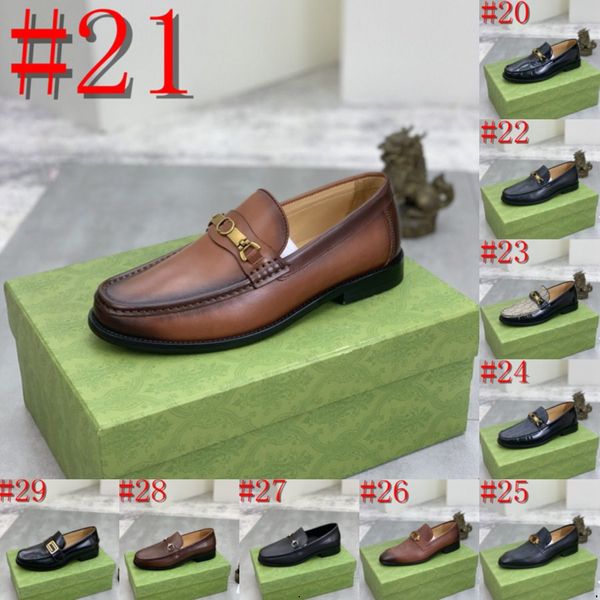 2024 Mandis de créateurs pour hommes de qualité supérieure Brown Black Penny Loafers Men Summer Luxurious Robe Chaussures Bureau de mariage Men de mariage Chaussures authentiques