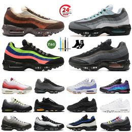 2024 Heren van topkwaliteit 95 Athletic Running Shoes Designer OG 95S Sport Hyper Turquoise Tour Gele Anatomie Roze Balk Black Neon Classic Walking Sneakers Big Size 12