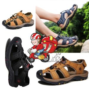 2024 Sandalia de alta calidad HOMBRES Diapositivas Plataforma Zapatilla Plataforma de verano Diapositivas Confort Playa Piscina GAI Precio bajo EUR 38-48