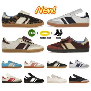 Designer Léopard Chaussures Sneakers Chaussures décontractées pour hommes Femmes OG Classic Galles Bonner Cream White Trainers Night Grey Black Blue Rush Outdoor Flat Sports Shoe