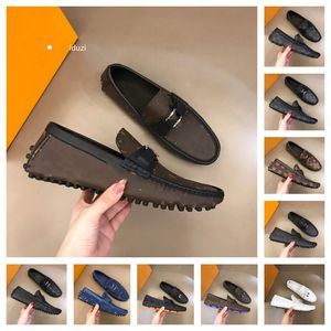 2024 Top Suède Designer Mannen Casual Schoenen Mode Mannelijke Luie Schoenen Ademend Comfort Slip-on Heren Rijden Schoenen Luxe merk Loafers Mocassins Maat 38-46