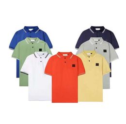 2024 TOPSToney Polos Brandontwerpers Shirt Hoge kwaliteit Polo shirts katoen materiaal eiland 5895es