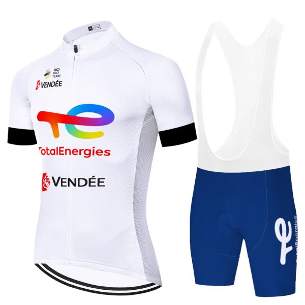 2024 Total Nouvelles Energies Maillot Ciclisme Hombre Cycling Jersey 20d Roupa Bike masculina Ropa Hombre Cyclisme Bicycle Clothing