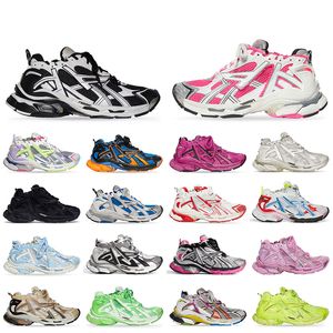 2024 Track Runners 7 7.0 Designer Casual Schoenen Platform Merk Oversized Jurk Sneakers Wit Zwart Roze Rood Veelkleurig Graffiti Bodems Tracks Runner Trainers 36-46