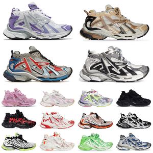 2024 Track Runners Zapatillas de deporte 7.0 Balencaigaes Zapatos casuales Marca Graffiti Deconstrucción belenciaga Mujeres Hombres belanciaga Zapatos de tenis abuelo ancien papá