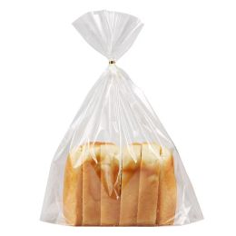 Bolsas de plástico transparente para embalaje de galletas, piruleta de caramelo con lazos de sellado, pegatina de copo de nieve, bolsa de pan tostado para fiesta, 2024