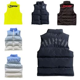 2024 Trapstar Jackets Vest Men Puffer Jacket Dames Mouwloze bovenkleding Warm Parkas Fashion Designer Coat NV668