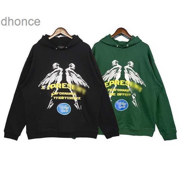 2024 Trende Designer Summer Fashion Trends International Repeat Nouveau mousse Flying Man Letter Print Pullover Hooded Casual Loose Couple Sweater Ins