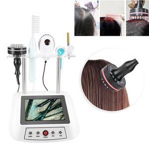 2024 Trending Haar Haargezondheid Analysemachine 5 in 1 Hoofdhuidverzorging Sterilisatie Olie-afscheidingsregulatie Vibrerend hoofdmassage-instrument