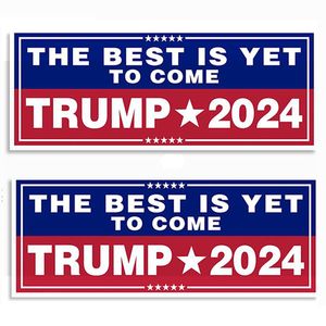 2024 Etiqueta de la campaña de Trump Save America Again Pegatinas Parachoques del automóvil Calcomanías para computadora portátil Etiqueta de elección del presidente estadounidense Trump BH6701 TYJ