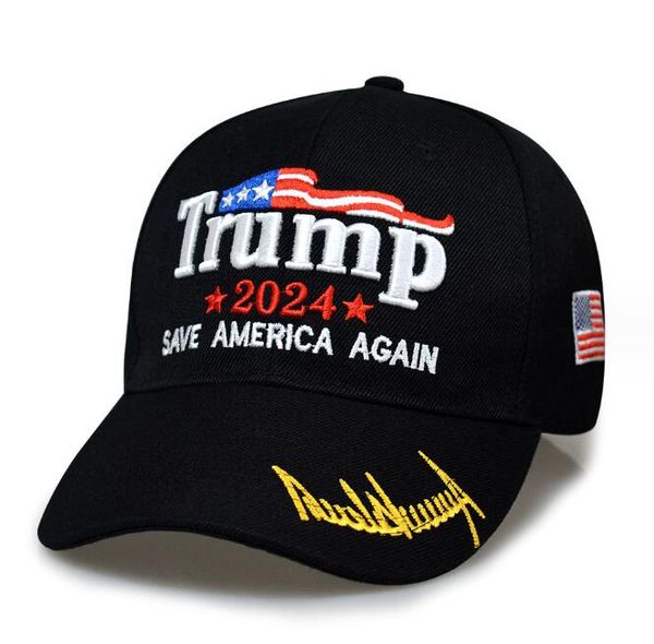 2024 Trump sombrero Camuflaje Donald Trump Sombreros América Presidente Gorra de béisbol Camo bordado Bandera de EE. UU. Trump Golf Snapback Gorras