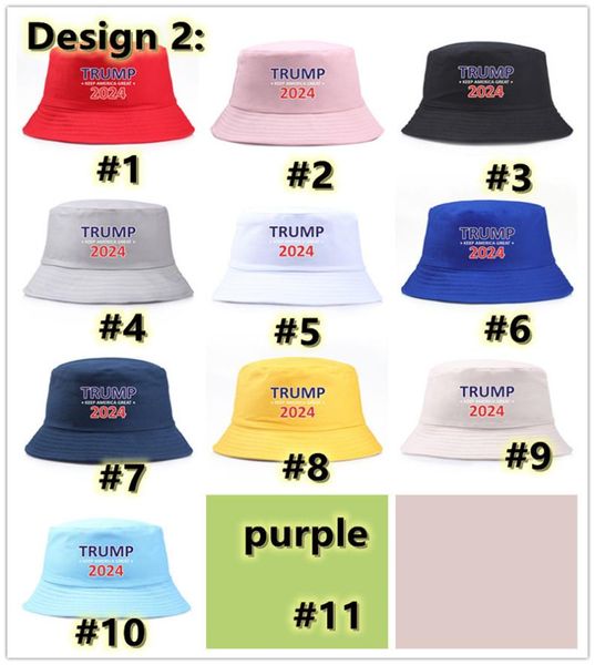 2024 Trump Hat Hombres Mujeres Bucket Cap Keep America Great Hat Trump Cap Presidente republicano Trump Cartas Visor Sombreros Gorras de pesca Ho2113054