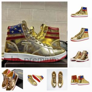 2024 Trump T Basketbal Casual schoenen The Never Surrender High-Tops Designer Shoes Ts Running Gold Custom Men Outdoor Sneakers Comfort Sport Trendy veter buiten Outdoor