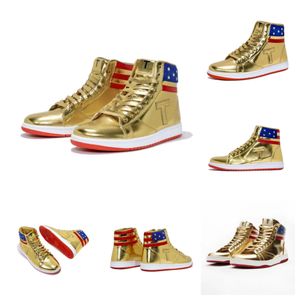 2024 Trump T Basketball Chaussures Casual The Never Surrender High-Tops Chaussures de créateurs TS Running Gold Custom Hommes Baskets en plein air Confort Sport Trendy Lace-up Outdoor IBK