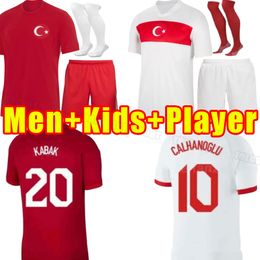2024 Maillots de football de Turquie Selcuk Cenk Tosun Arda Calhanoglu Shirt Football Yazici Burak Celik Demiral Ozan Kabak 2025 Away Away